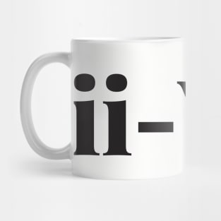 ii V I Jazz progression - Christmas Great Gift Idea for Musician Mug